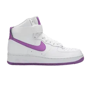 Кроссовки Nike Wmns Air Force 1 High 'White Dark Orchid', белый
