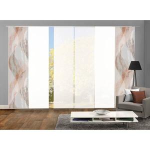 Раздвижная штора Home Wohnideen Torre (6 шт), 245 см цвет kupfer/weiß/schwarz