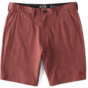 Мужские шорты Crossfire Slub Submersible 19 дюймов Billabong, Dusty Red