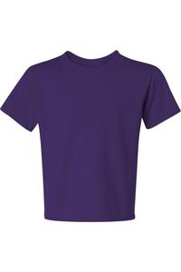 Футболка JERZEES Dri-Power Youth 50/50, темно-фиолетовый