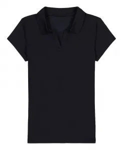 Футболка-поло с коротким рукавом для девочек постарше, из перформанс трикотажа Nautica, синий