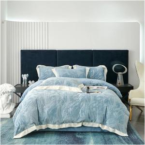 ADovz Комплект постельного белья Adovz зимний жаккардовый велюр коралловый