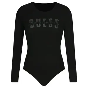 Тонкое подтянутое боди Guess, черный