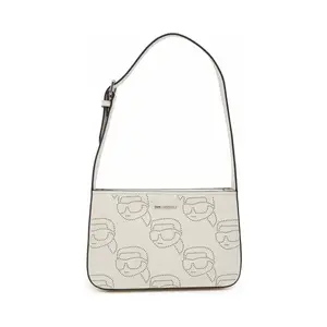 Кожаная сумка через плечо Karl Lagerfeld, белый