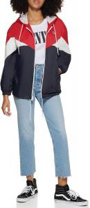 Женская ветровка Levi's из нейлона с цветными вставками, мультиколор