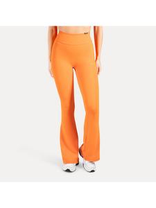 SMILODOX Расклешенные леггинсы Aurica оранжевого цвета