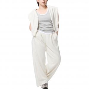 Женские повседневные брюки UNIQLO, экрю