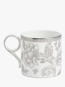 Серебряная кружка Tonquin из костяного фарфора, 330 мл, белый/серебро Wedgwood, ite/Silver