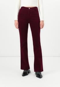 Брюки Pieces PCJOYA FLARED JEANS, Tawny Port/Bordeaux