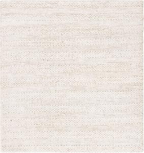 Ковер SAFAVIEH, 244 x 244 см, Natural Fiber Collection - , Bleach, ручное плетение из джута, идеально для помещений с высокой проходимостью в гостиной, спальне (NF212D)