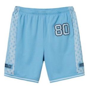 Шорты ss18 monogram short columbia blue us dollar embroidered athleisure casual sports shorts Supreme, синий