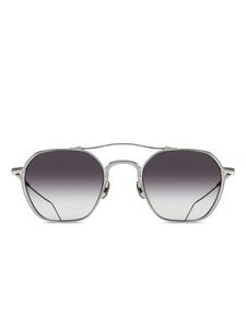 Солнцезащитные очки Matsuda в геометрической оправе, серебряный