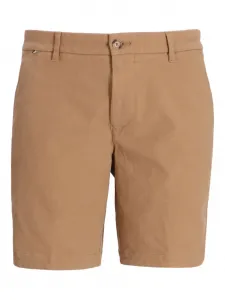 Хлопковые шорты Boss, коричневый