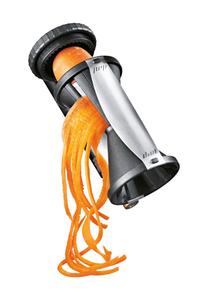 Спиральный нож SPIRELLI, лезвия из нержавеющей стали, щеточка для чистки Gefu, черный