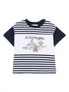 Футболка с принтом Teddy Bear Moschino Kids, белый