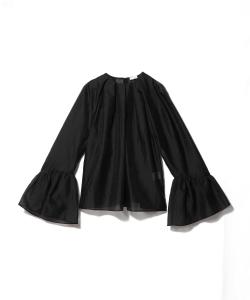 Прозрачная блузка-клеш Column, цвет Black
