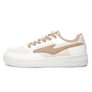 Женские противоскользящие амортизирующие балансировочные низкие кеды для скейтбординга Erke, цвет яичный кремовый серый и белый микрокристаллический