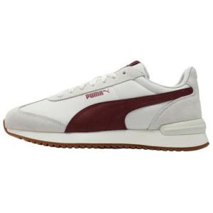 PUMA Низкие повседневные туфли R78 из нейлона в стиле ретро унисекс, белые и красные