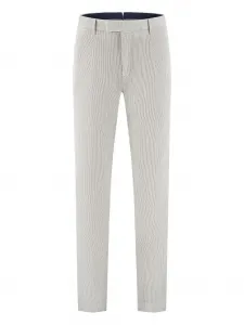 Прямые брюки в полоску Pt Torino, белый