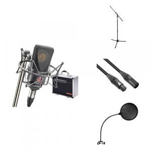 Комплект кардиоидных конденсаторных микрофонов Neumann TLM 103 с большой диафрагмой (Монофонический комплект, черный)