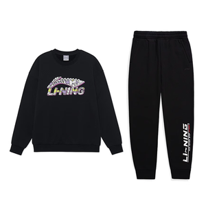 Li-Ning Casual Sportswear Unisex Black+Black