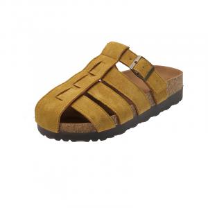 Xingdiman Женские противоскользящие тапочки с закрытым носком желтые, цвет Yellow