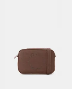 Сумка через плечо с логотипом и заклепками Jo & Mr. Joe, шоколадный