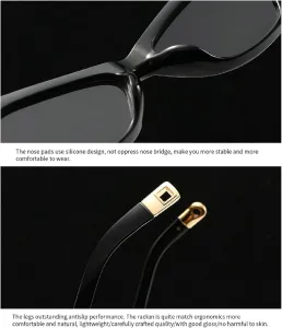 Винтажные солнцезащитные очки «кошачий глаз» для женщин, модные солнцезащитные очки UV400 для мужчин, трендовые градиентные солнцезащитные очки 2499 Melrose, Tea