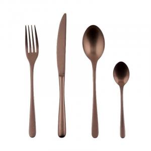 Taste Vintage - набор столовых приборов из нержавеющей стали/меди PVD, 24 предмета Полный буклет/моноблок Sambonet, медный