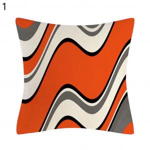 Чехол на подушку Мягкая текстура Легкий уход Полиэстер Цветная подушка с геометрическим принтом Чехол Поставка мебели-1 Stuttg