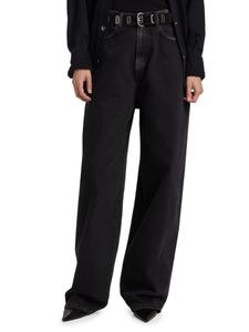 Джинсы Naomi Washed Wide-Leg Ronny Kobo, цвет Charcoal Wash