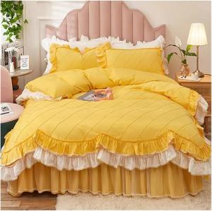 GBEFUYRDIAHGIUEHH Комплект постельного белья детский Princess с рюшами