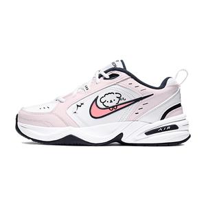 Nike Air Monarch 4 нескользящие и износостойкие кроссовки low-top массивные unisex белые розовые