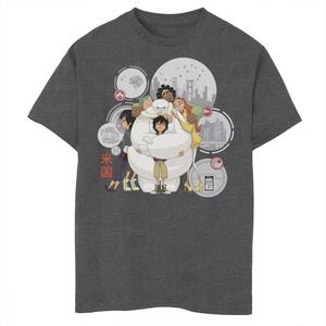 Футболка с рисунком Baymax Hugs из сериала Disney's Big Hero 6 для мальчиков 8–20 лет Disney