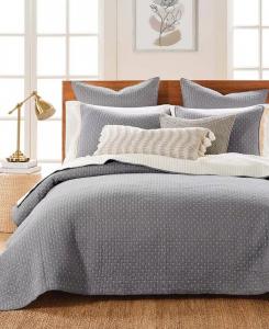 Вышивка крестом 2 шт. Шам-сет, Европейский Levtex, серый