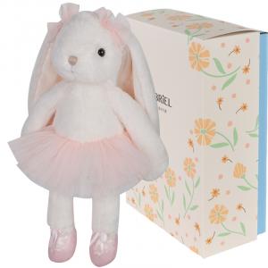 GABRIEL Балетная принцесса Bunny розовое платье из пряжи плюшевая кукла высота 30см