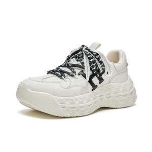 HR Низкие повседневные кроссовки женские бежево-черные