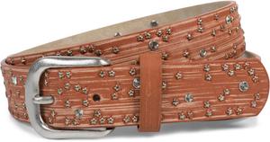 Ремень styleBREAKER Nieten, коньячный