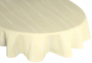 Вирт скатерть "LANGWASSER", овал Wirth 130х190 см, бежевый