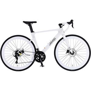 Шоссейный велосипед M1 Pro Magnesium Alloy Mechanical Dual Disc Brake унисекс Jeep, айвори белый