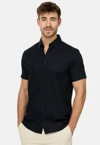 Kurzarm inbravida shirt Indicode Jeans, Black