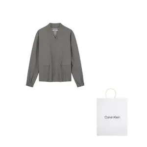 Calvin Klein Бейсбольная куртка мужская, WGY-Bellflower Gray