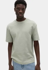 Простая футболка с вафельным рисунком Marks & Spencer, Pistachio