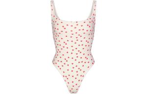 Боди женское с принтом RUBY HEART Skims