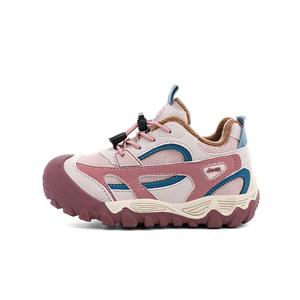 Беговые кроссовки с противоскользящей подошвой, защитой от ударов, износостойкие, легкие, с амортизацией, термобалансом и поддержкой Jeep, cherry blossom розовый/tide sunset синий[fleece-lined-upgraded]