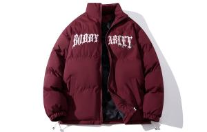 BOBBY ABLEY Пуховик унисекс, Burgundy