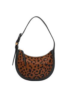 Женская сумка через плечо Fossil, коричневая телячья кожа с ворсом, отделение для смартфона, ZB11095234