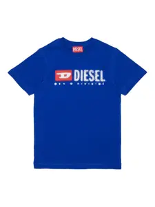 Футболка Tadjustk14 с логотипом Diesel Kids, синий