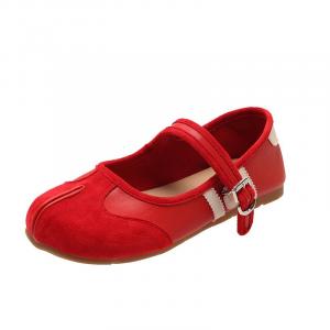 Плоские туфли Мэри Джейн для женщин TAFN, красный