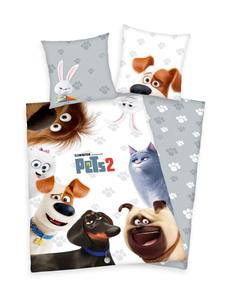 Комплект постельного белья Pets 2 из 2 предметов из перкаля 135x200 см, разноцветный Herding, 135x200 см